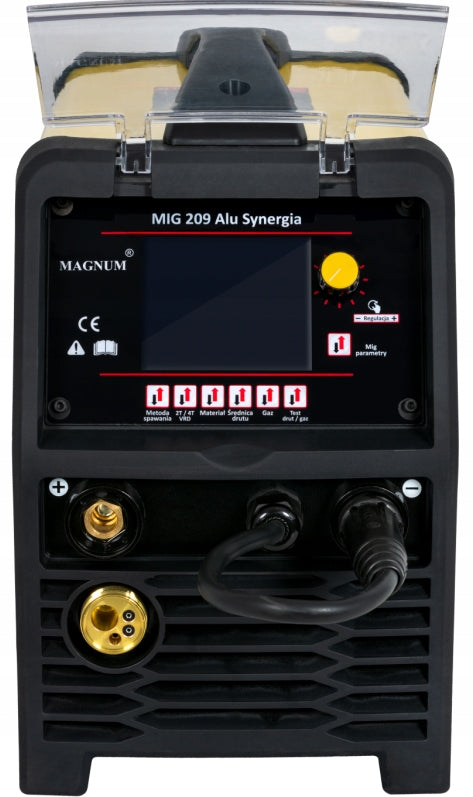 Migomat Semi-automatic welder Magnum MIG 209 ALU Synergy 200A Aluminium Inox Manufacturer code MAGNUM MIG 209 ALU SYNERGIA
