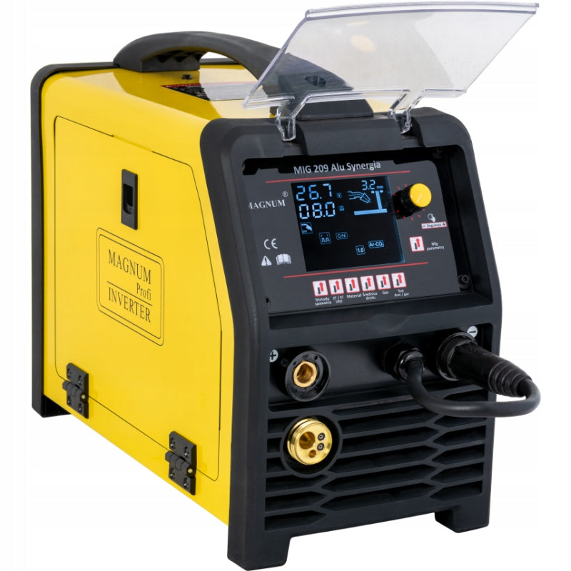 Migomat Semi-automatic welder Magnum MIG 209 ALU Synergy 200A Aluminium Inox