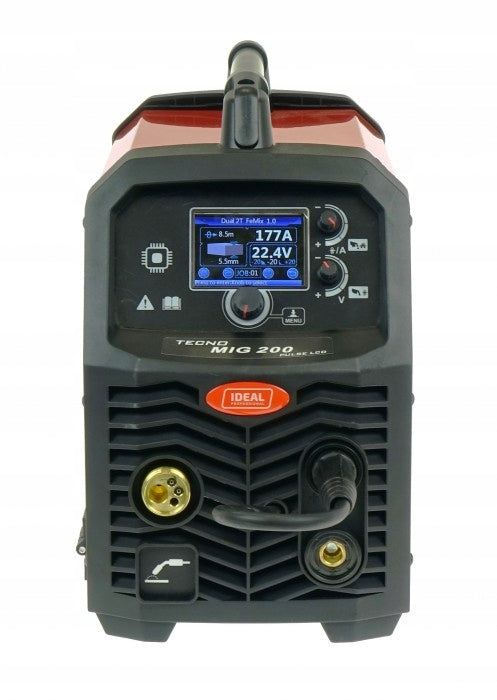 Migomat Welder IDEAL TECNO MIG 200 PULSE LCD MIG/TIG/MMA SYNERGIC ALU Brand IDEAL