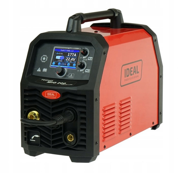 Migomat Welder IDEAL TECNO MIG 200 PULSE LCD MIG/TIG/MMA SYNERGIC ALU Packaging status original