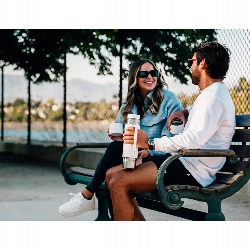 MiiR Tomo 1 L Stainless steel thermos with Thermo 3D insulation white Packaging status original