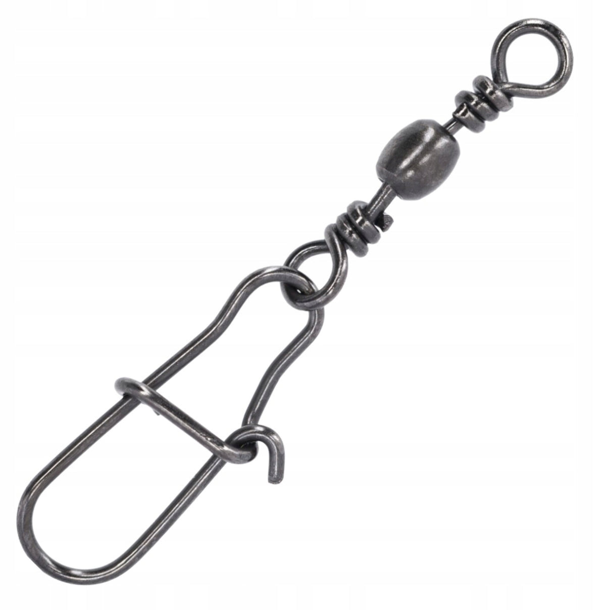 Mikado Fastlock Snap Carabiner Clip with spinner #10 - 14 kg - 10 pcs.