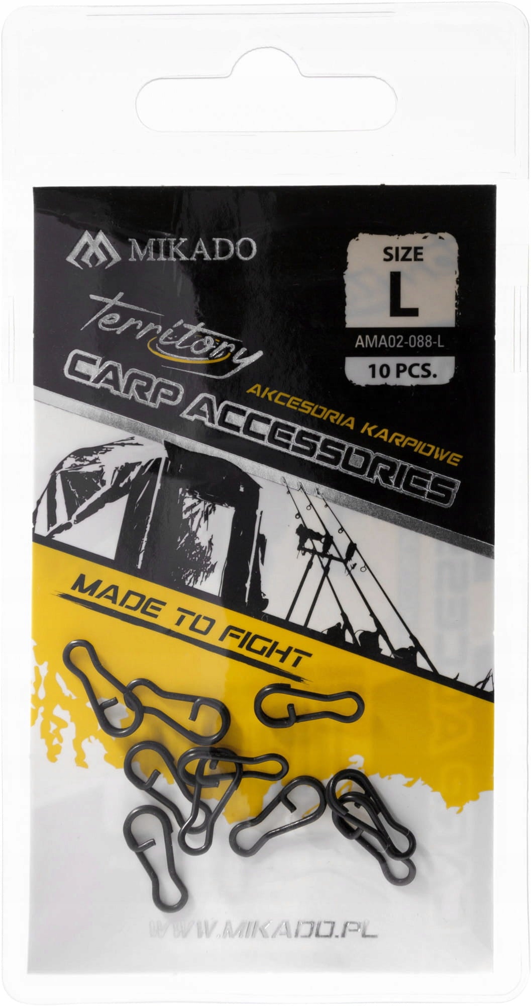 Mikado Quick Clip r.L 10pcs Safety Pin Manufacturer code AMA02-088-L