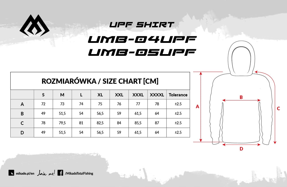 Mikado Sweatshirt with Hood, Chimney and UPF Filter Grey - S Brand Mikado