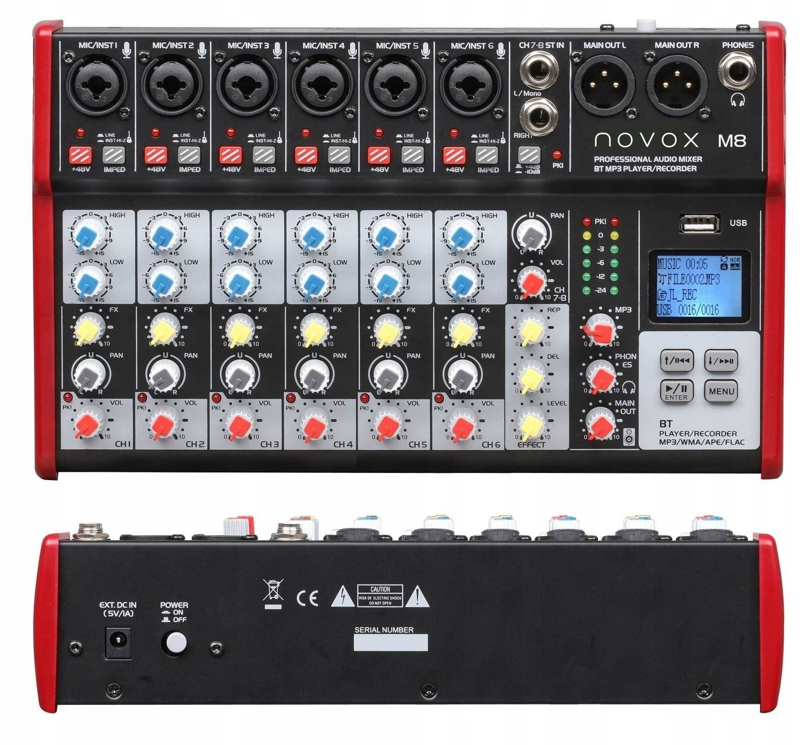 Soundkonsole Novox M8 MKII 