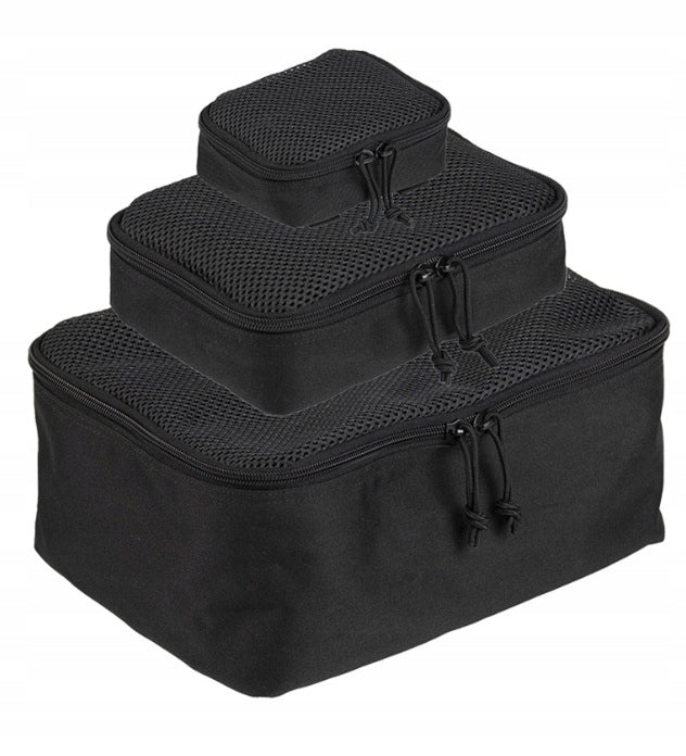 Mil-Tec Mesh Bag Set 3 Pcs Black