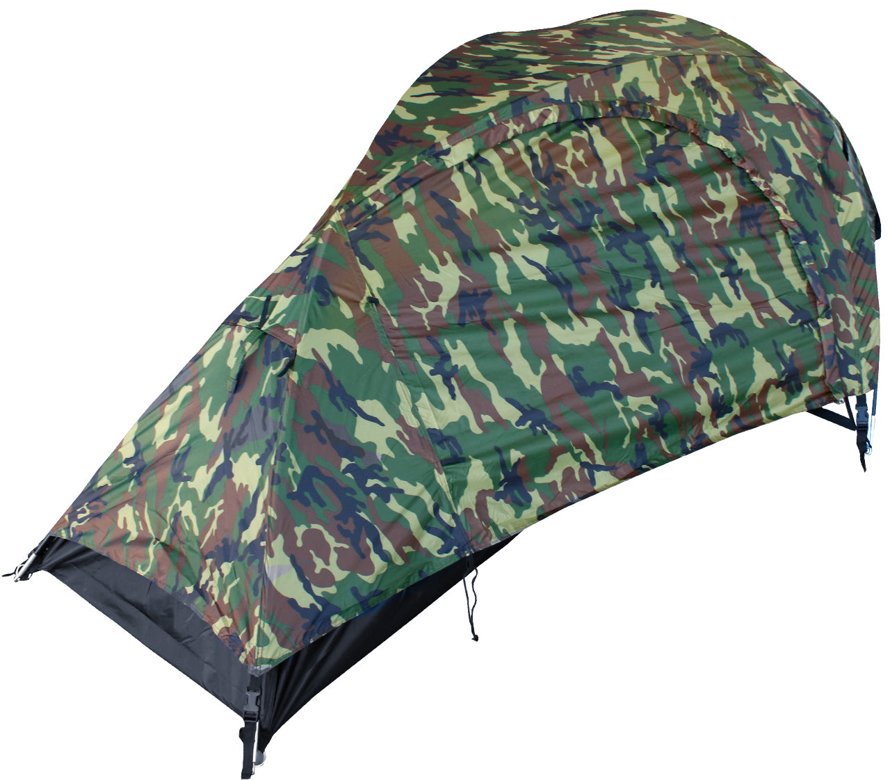 Mil-Tec Military TENT RECON 1 pers. Waterproof WOODLAND Color multicolor