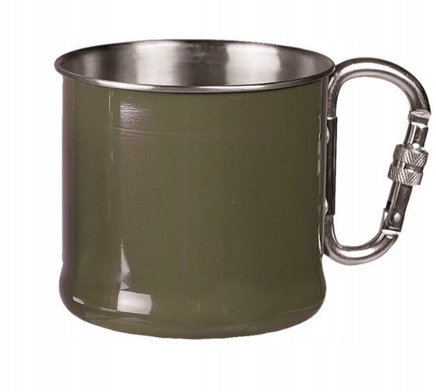 Mil-Tec Mug Steel 500ml Olive