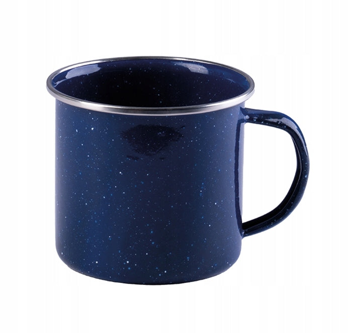 Mil-Tec Western Cup Enamel Mug 680ml Navy Blue