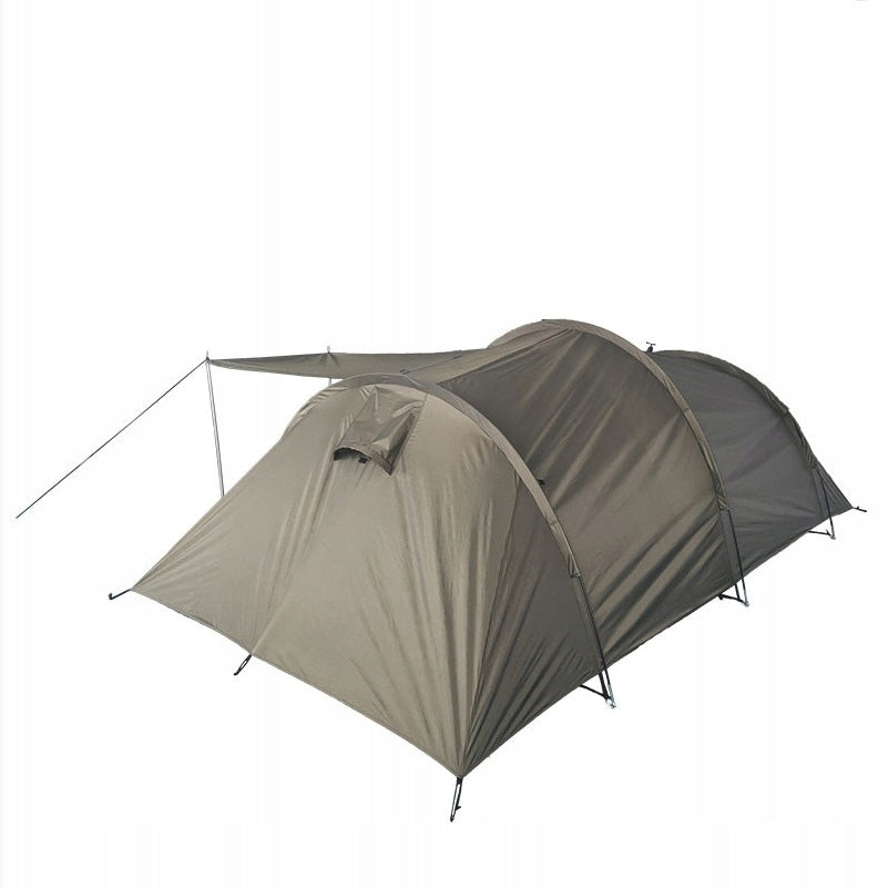 Military 3-person tourist tent with vestibule Mil-Tec olive Color green