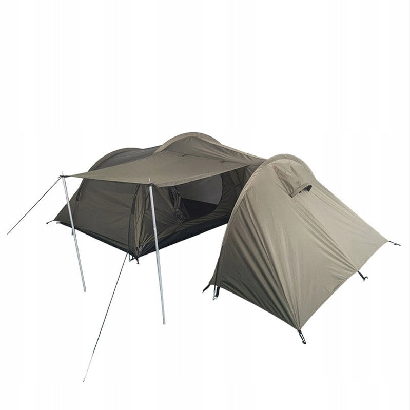 Military 3-person tourist tent with vestibule Mil-Tec olive