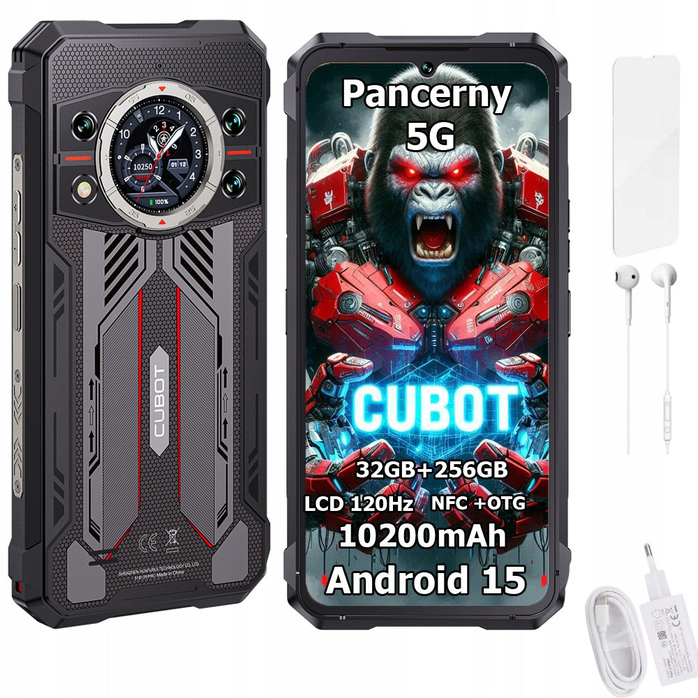Military Armored Smartphone CUBOT KING KONG 11 32/256GB NFC DUAL SIM 5G