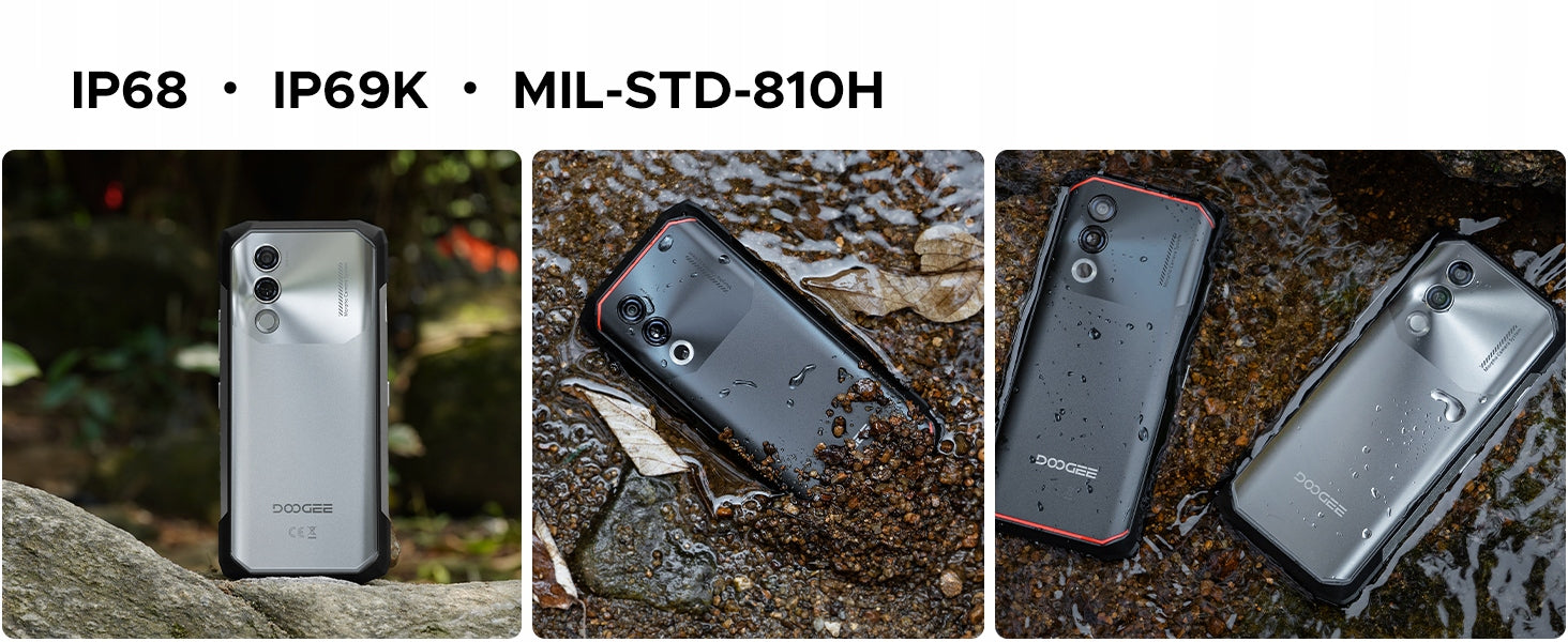 Military Armored Smartphone DOOGEE Blade10Power 24GB+256GB Android NFC SIM Charger included yes