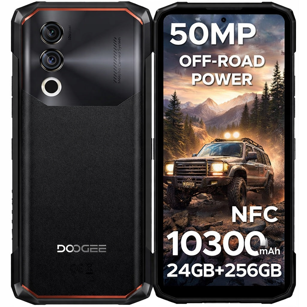 Military Armored Smartphone DOOGEE Blade10Power 24GB+256GB Android NFC SIM