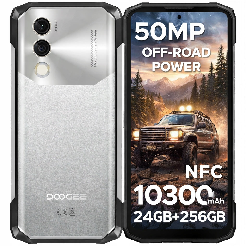 Military Armored Smartphone DOOGEE Blade10Power 24GB+256GB Android NFC SIM