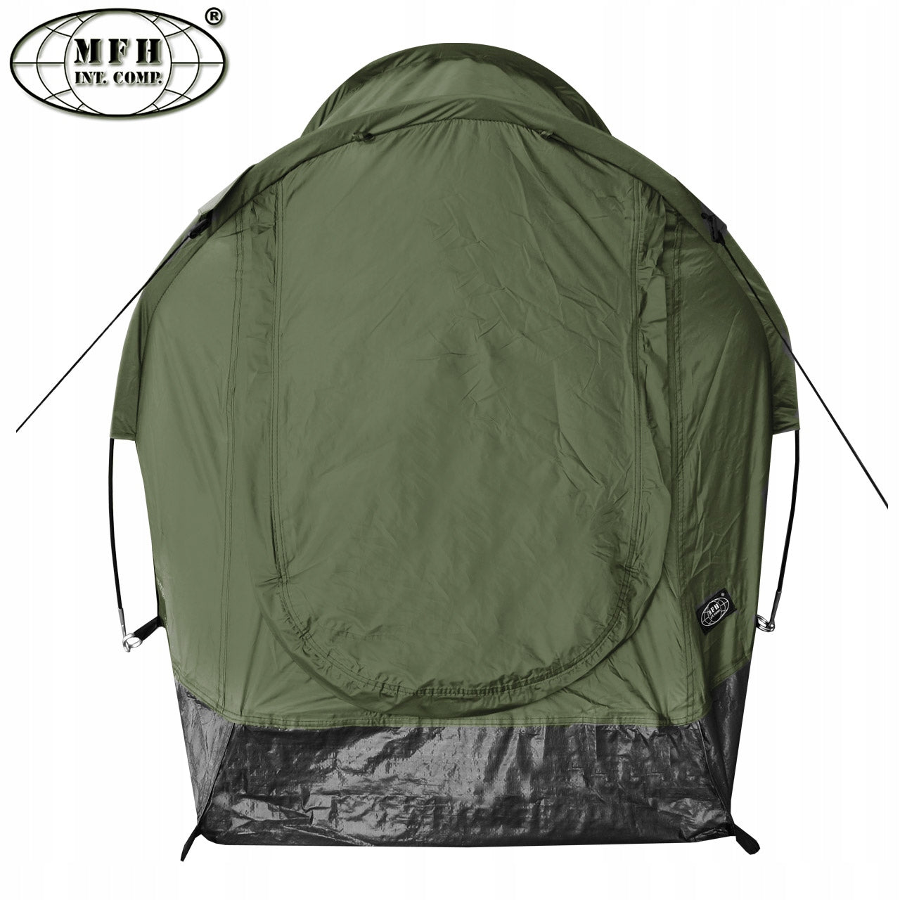Military Camping Tent 2 Person MFH Mink Olive +GR. Color green