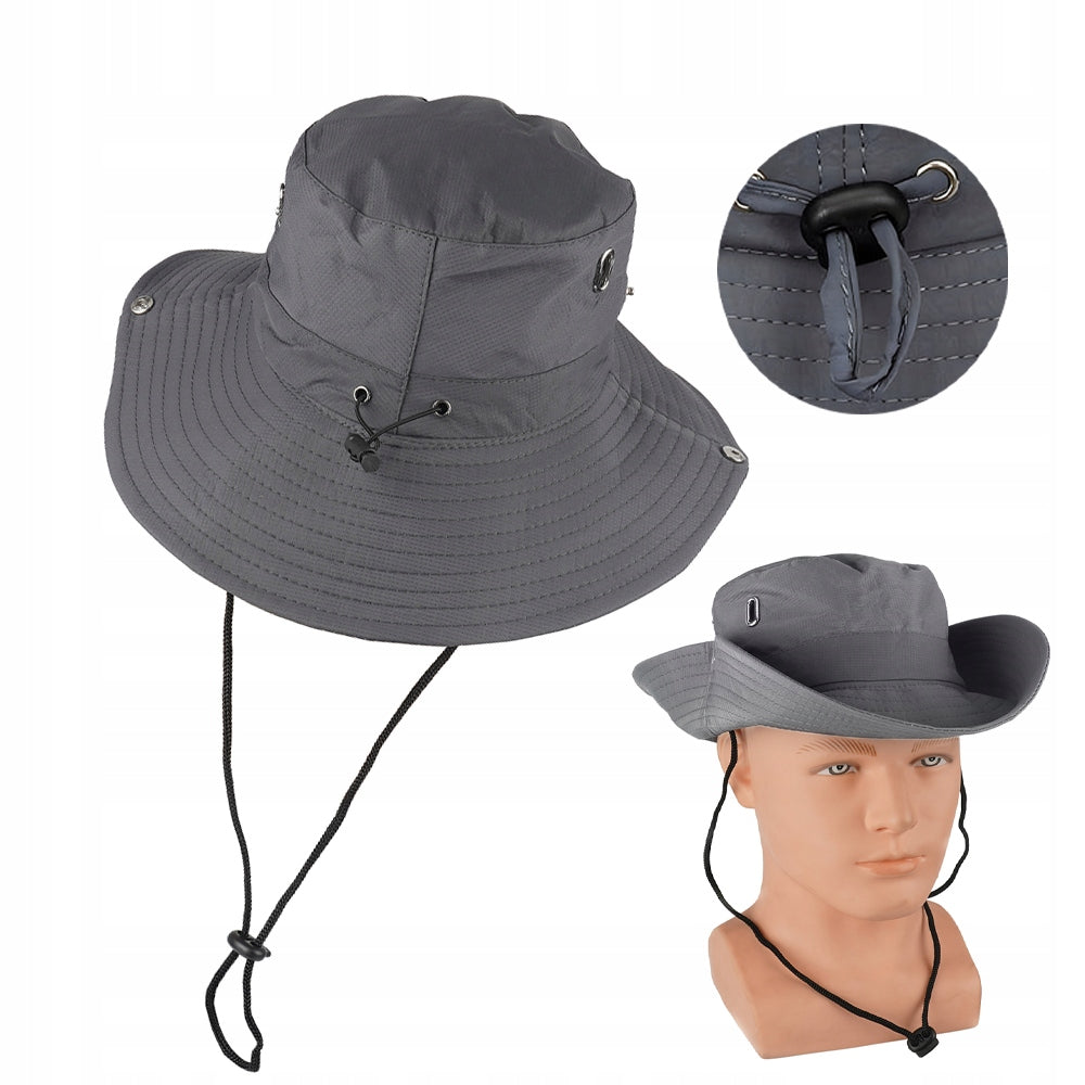 Military Hat Adjustable Outback UV Filter Rondem 9cm Folding Outdoor