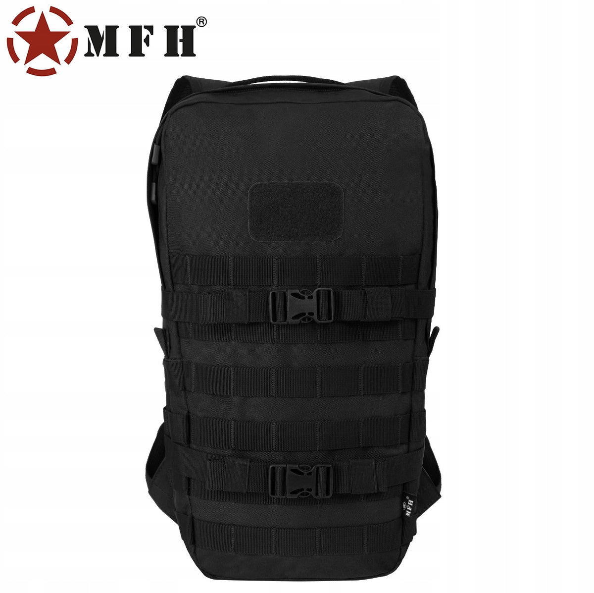 Military Hiking Backpack MFH DAYPACK Municipal School Molle 15L Black Manufacturer code 30320A