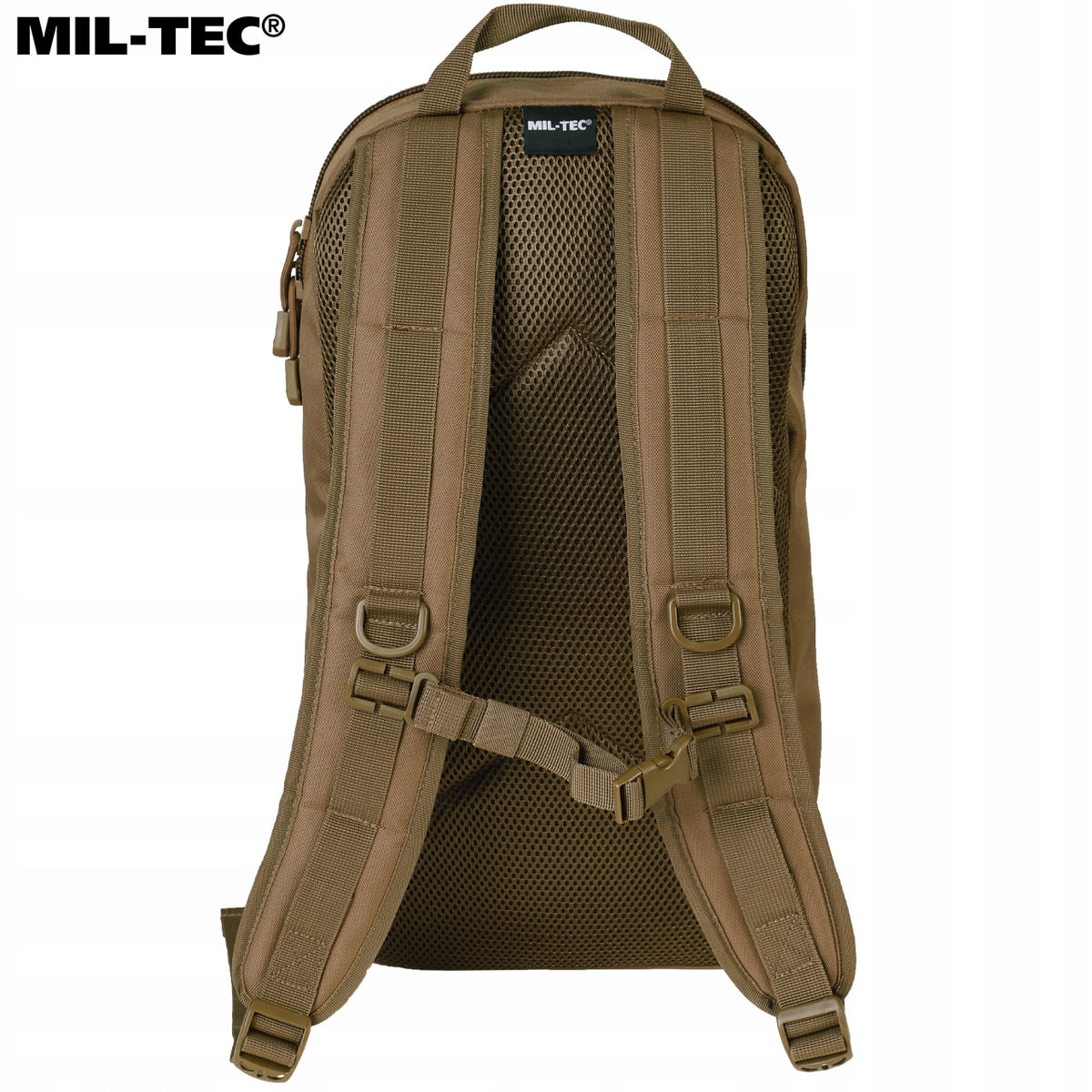 Military Hiking Backpack MIL-TEC CORE DAYPACK Municipal Molle 15L Coyote Manufacturer code 14042119