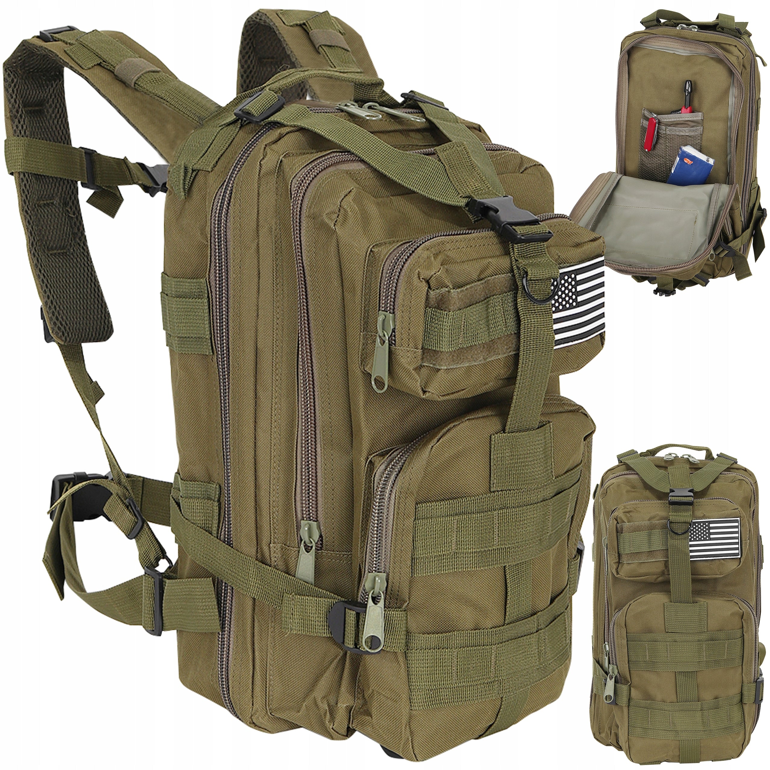 Military Tactical Hiking Backpack 26l Survival Treking Military