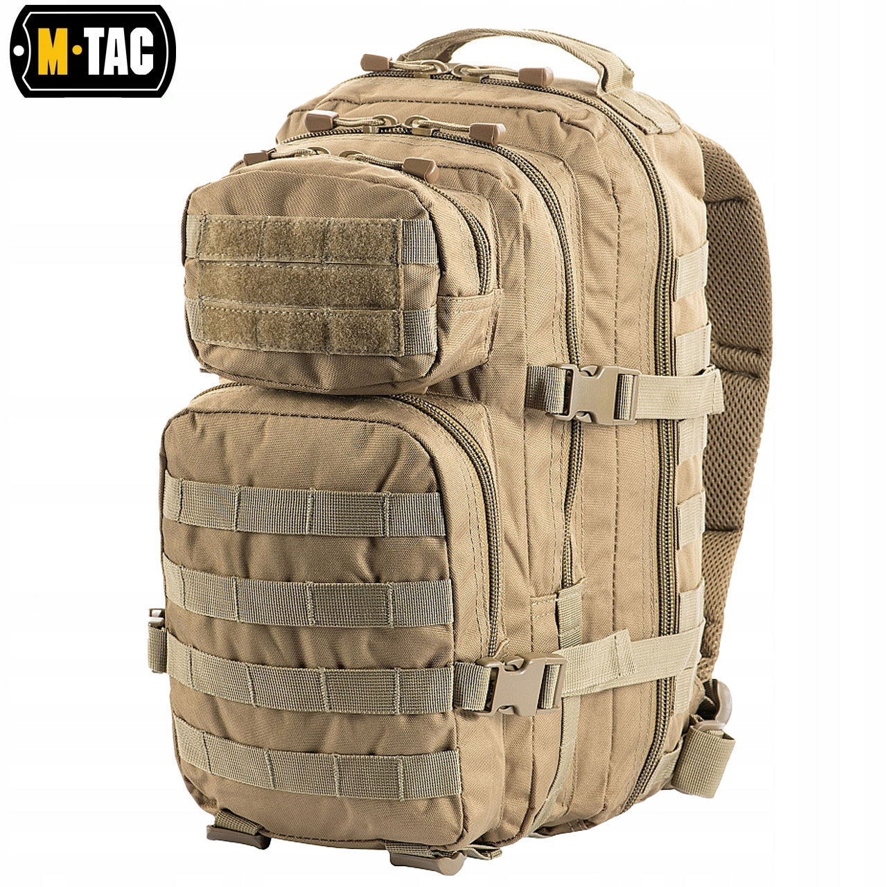 Military Tactical Military Backpack M-Tac Assault Pack 20 l Men's Tan Manufacturer code 10332003