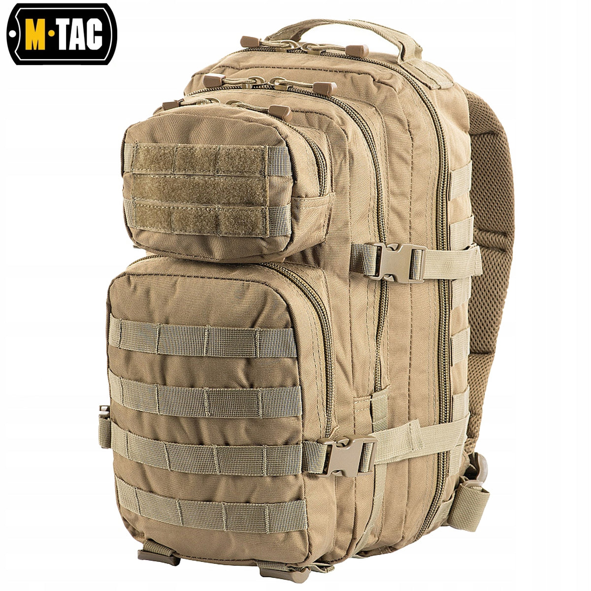 Military Tactical Military Backpack M-Tac Assault Pack 20 l Men's Tan Manufacturer code 10332003