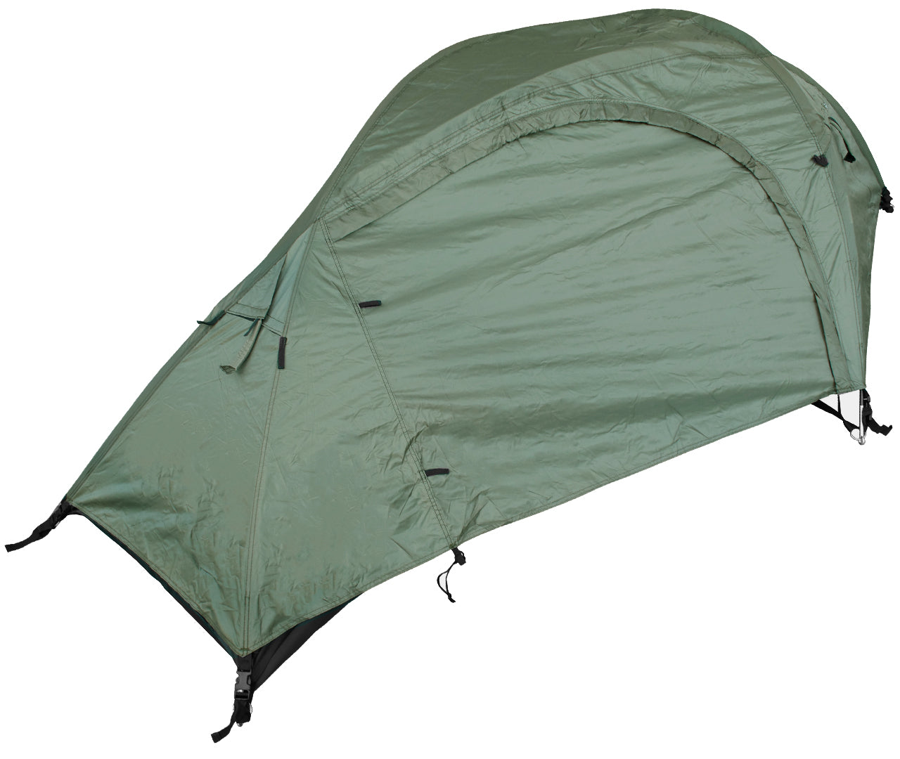 Military Tent 1-Person Mil-Tec Recom 135x240x80 cm Waterproof Olive Brand Mil-Tec