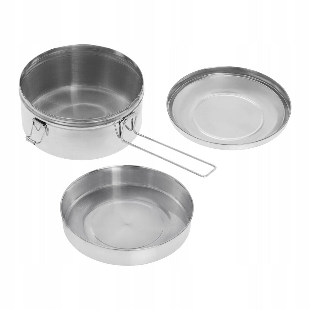 Military Tourist Canteen Stainless Steel Badger Outdoor 3Steelcook Brand Badger Outdoor