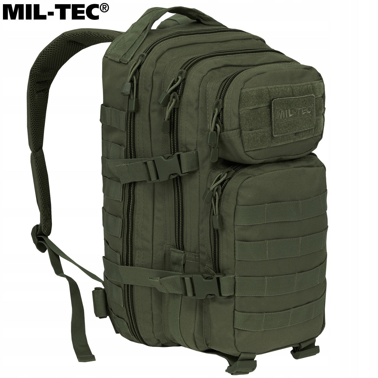 Military hiking backpack Mil-Tec Assault Pack II 20l Olive Manufacturer code 14002001