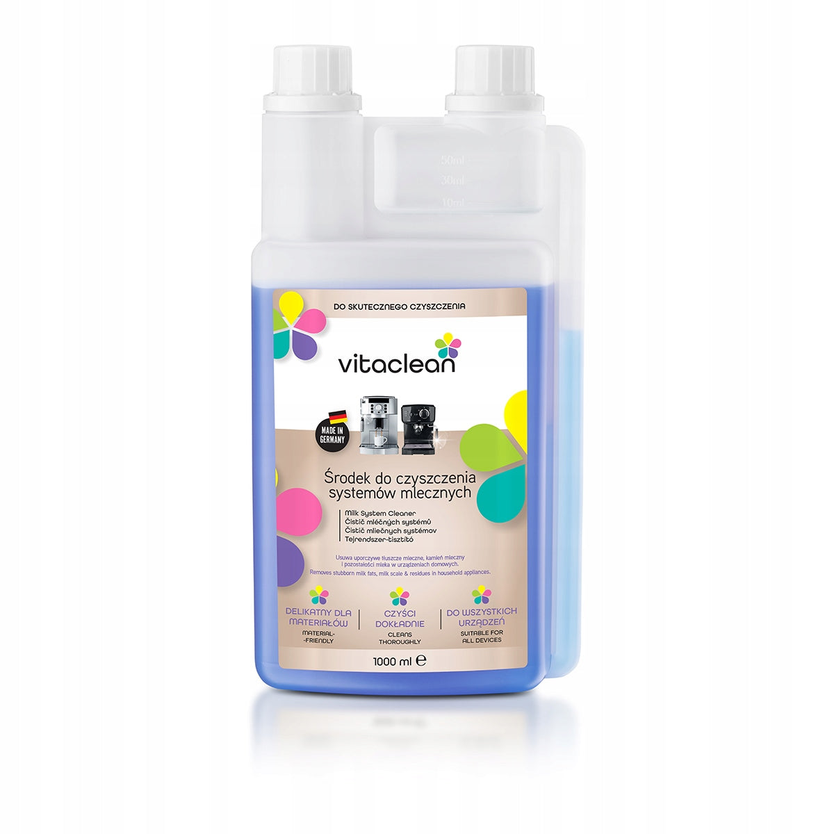 Milk Circulation System Cleaner for Espresso Machine - Removes Sediments - 1L Packaging status original