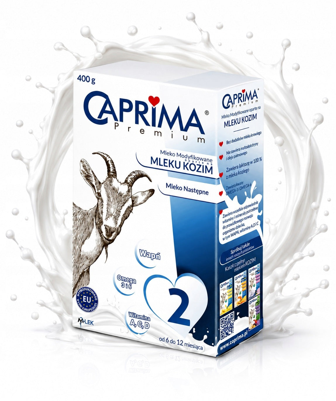 Milk Modified Whole with Goat Milk Caprima Premium 2 6-12 m 400g