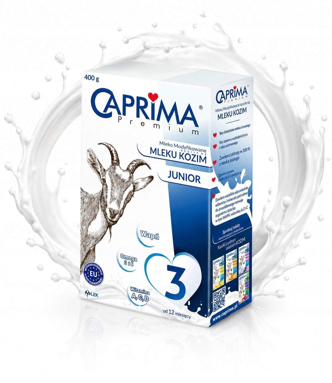 Milk Modified Whole with Goat Milk Caprima Premium 3 400 g 12m+
