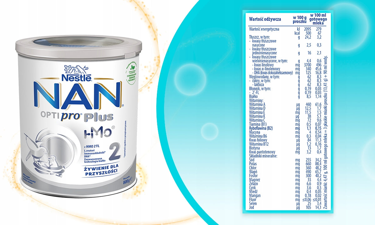 Milk Nestle Nan Optipro Plus 2 800 g Packaging status original
