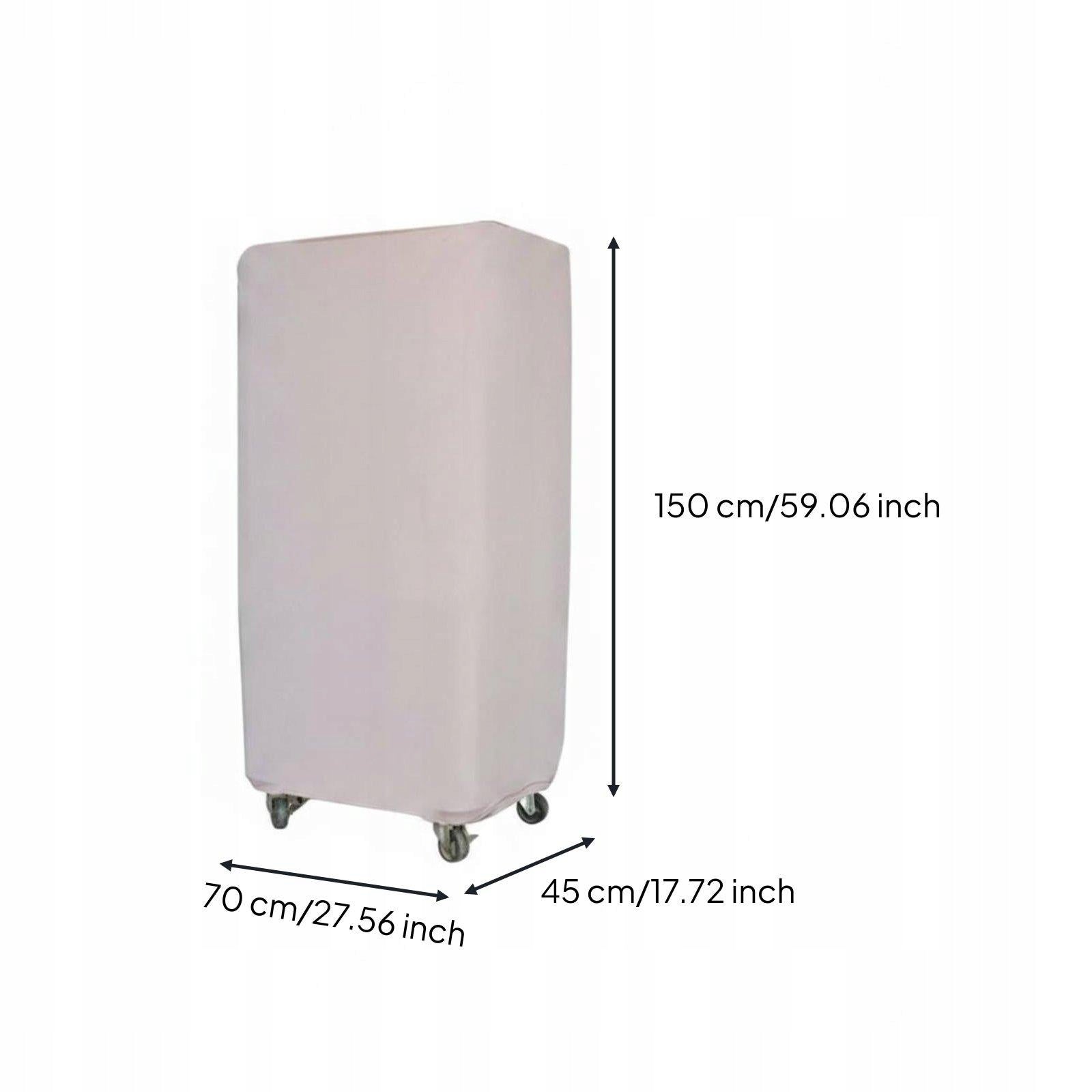 Milk Silk Portable Air Cooler Cover Snug Fit Dustproof 70-45-150cm Medical device class IIa