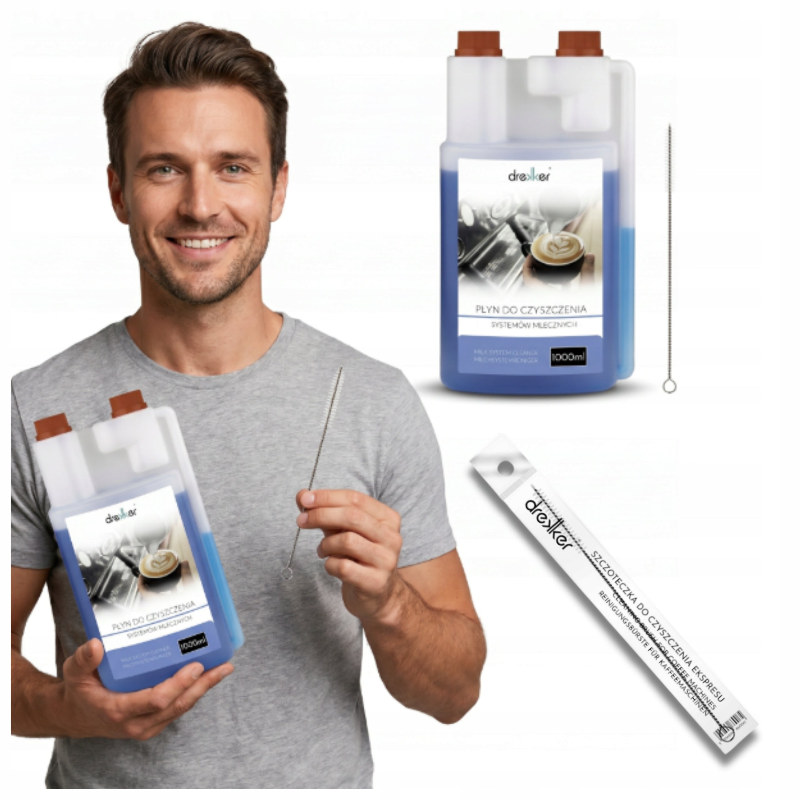 Milk Sludge System Cleaner Toothbrush For Express