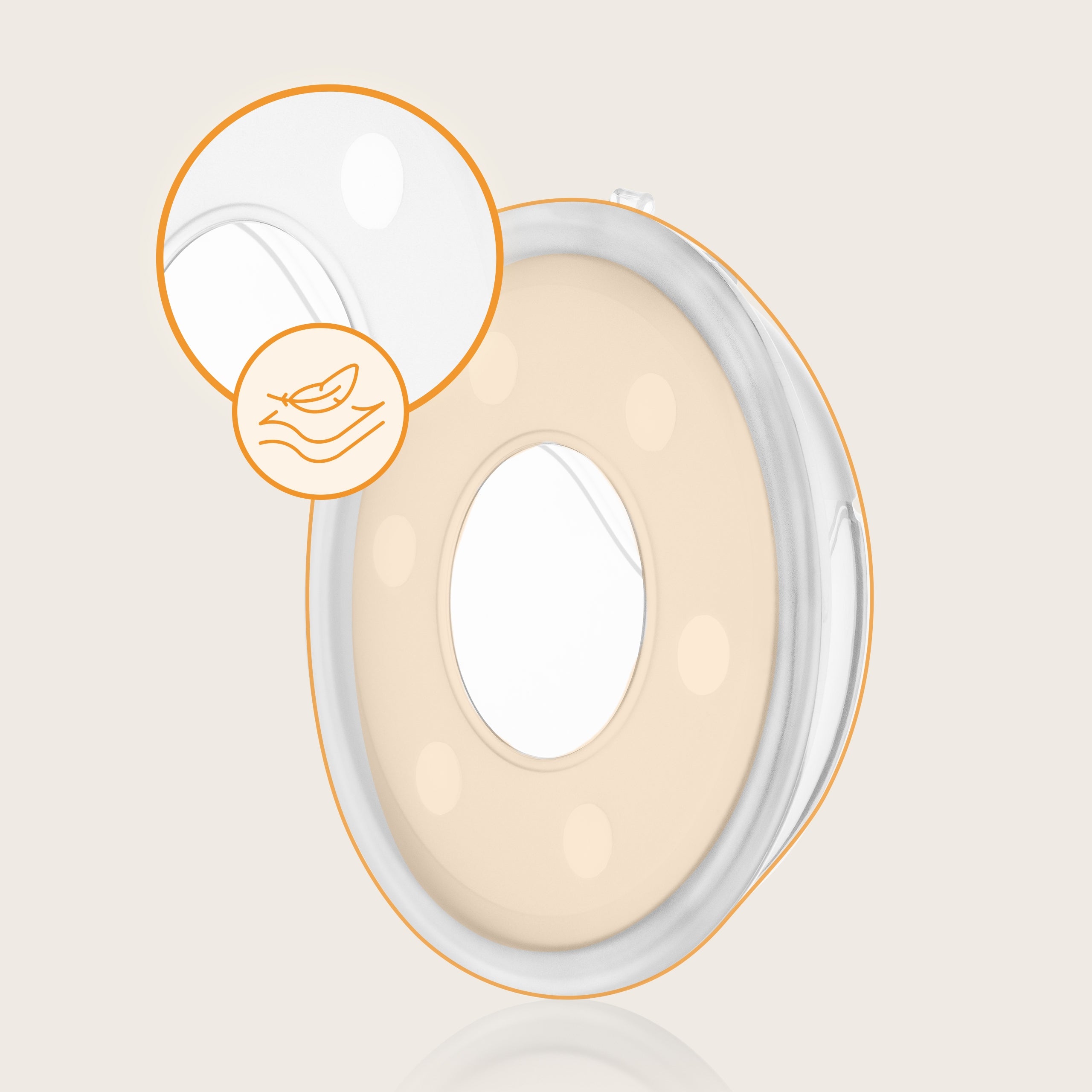 Milk collector LACTATION SHELLS 2 PCS + Case Lionelo Milky Plus Manufacturer code Kolektor do mleka MUSZLE LAKTACYJNE 2 sztuki