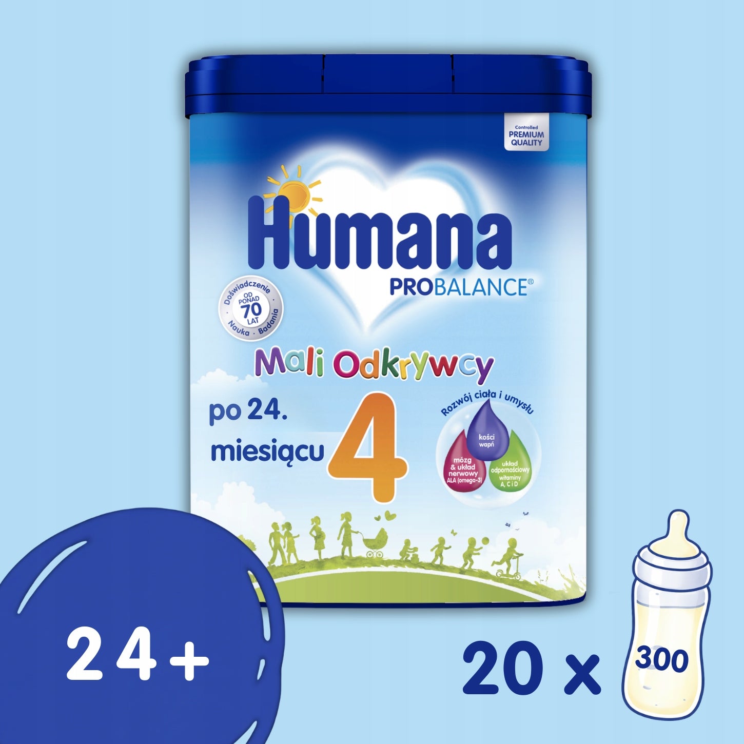 Milk next powder after 24 months Humana 4 Little Explorers 20 servings Product line other