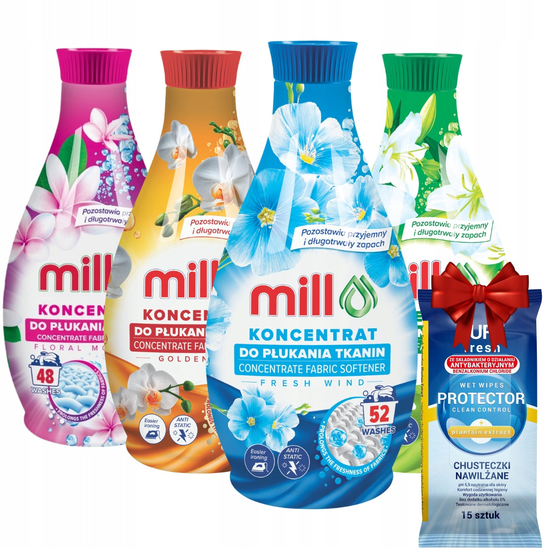 Mill Concentrate Fabric Rinsing Liquid Golden Mist Fresh Wind Mix 5,2l
