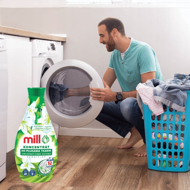 Mill Fabric Rinse Concentrate Sensitive Freshness 52 Washes 1,3L x2 Packaging status original