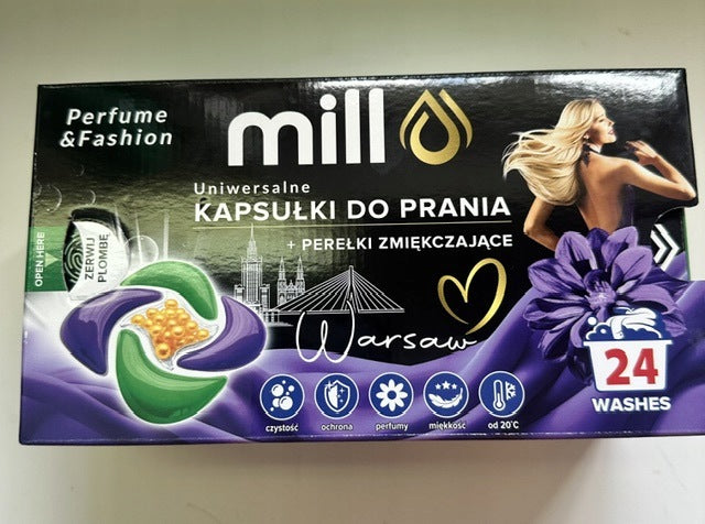 Mill Washing Capsules + Softening Pearls 24 Pack