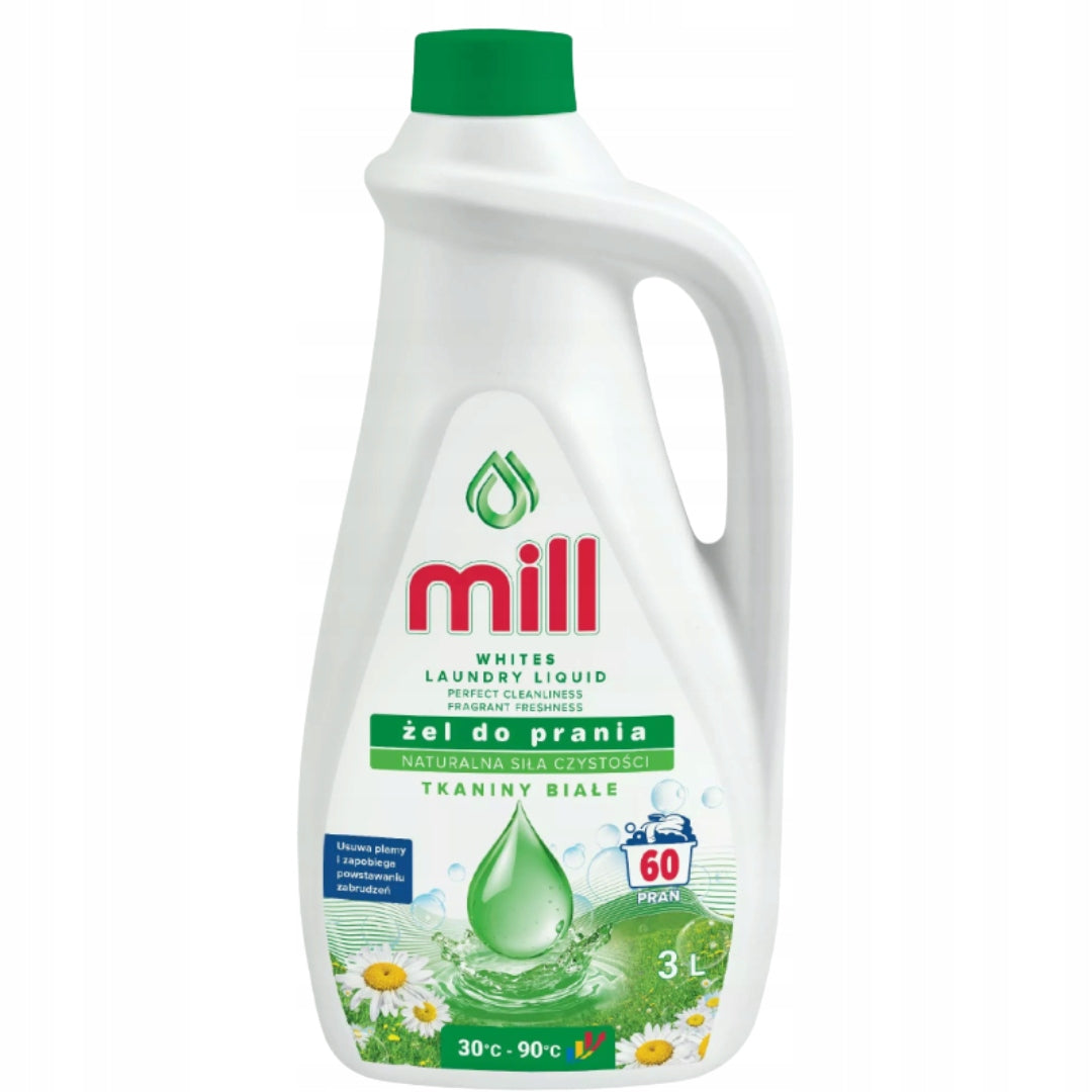 Mill Washing Gel Natural Purity Strength Universal Effective 3L 60 Washes