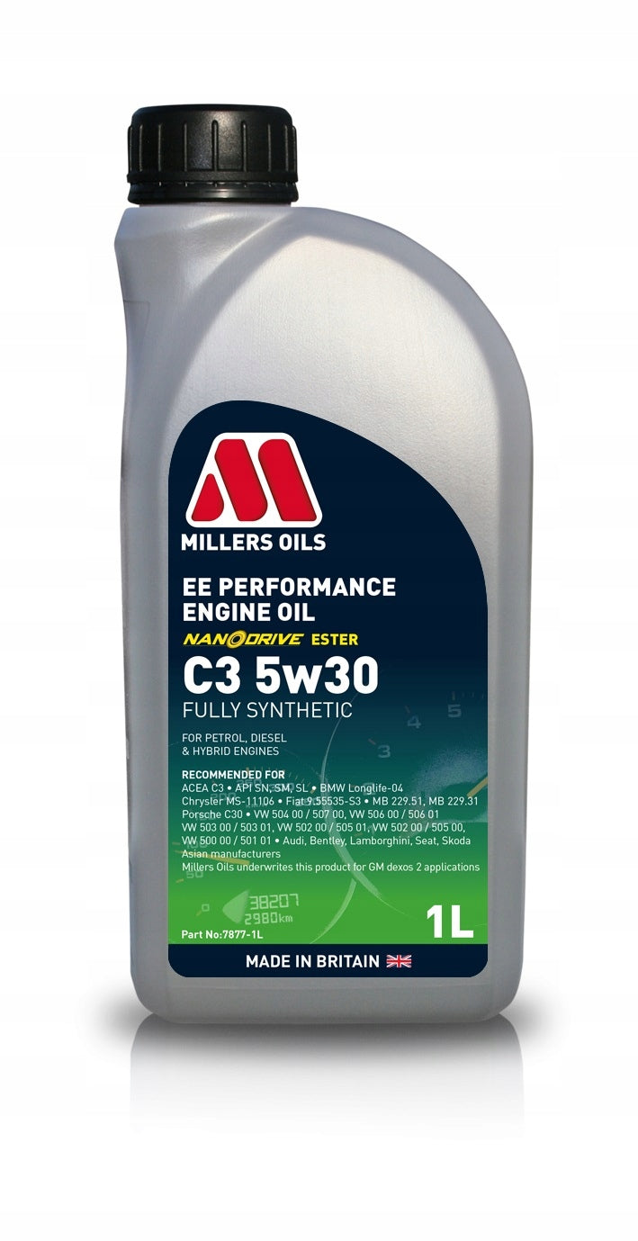 Millers Oils EE Performance C3 5W30 1L Synthetic Motor Oil