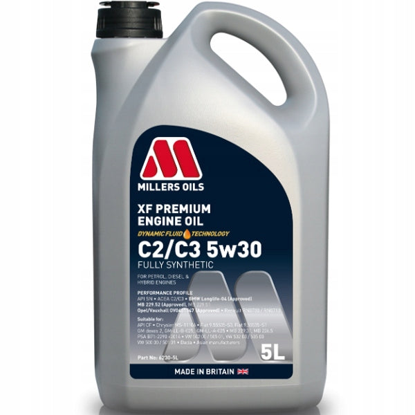 Millers XF Premium C2/C3 5W30 6230 5L
