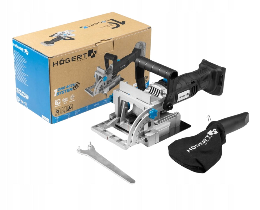 Milling machine for joinery connections, lamellar, cordless 18V Hoegert