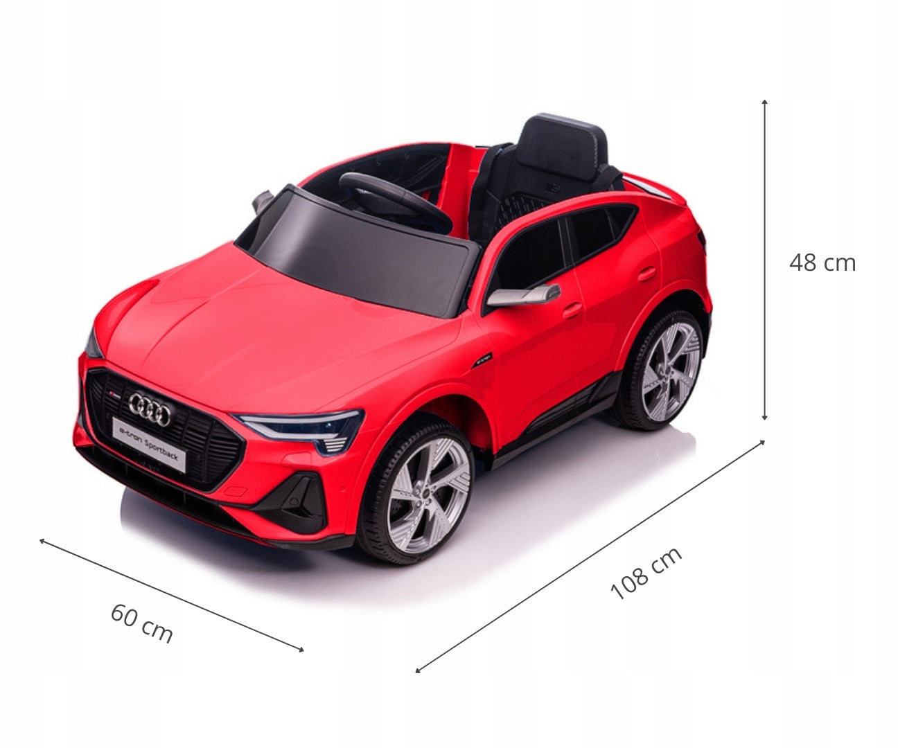 Milly Mally Children's battery car EVA Audi E-Tron Sportback 4x4 Kid's age 3＋ years