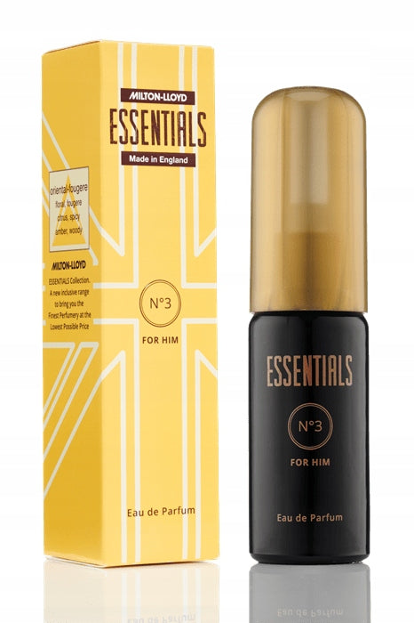 Milton Lloyd Essentials No3 Perfumed Water for Men 50ml