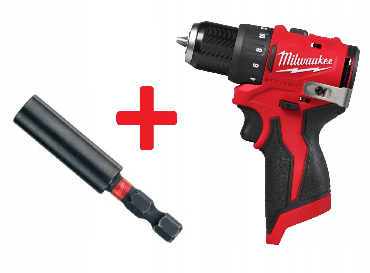 Milwaukee M12 BLDDRC-0 Compact screwdriver 40nm 12V 4933499683 + adapetr