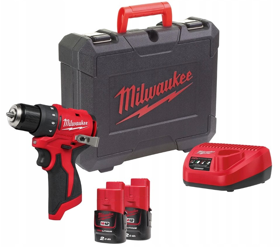 Milwaukee M12 BLDDRC-202C Compact drill/driver 12V 4933499686