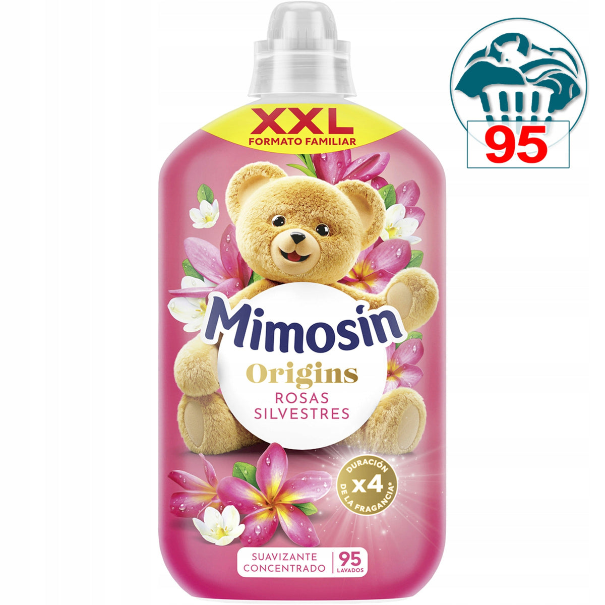 Mimosín Origins Fabric Softener Concentrate Wild Roses 95 Washes