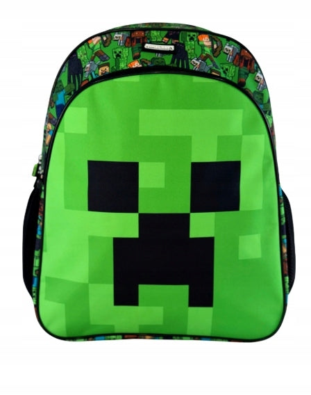Minecraft A4 Creeper School Backpack 40x30x17 cm 2 Compartments